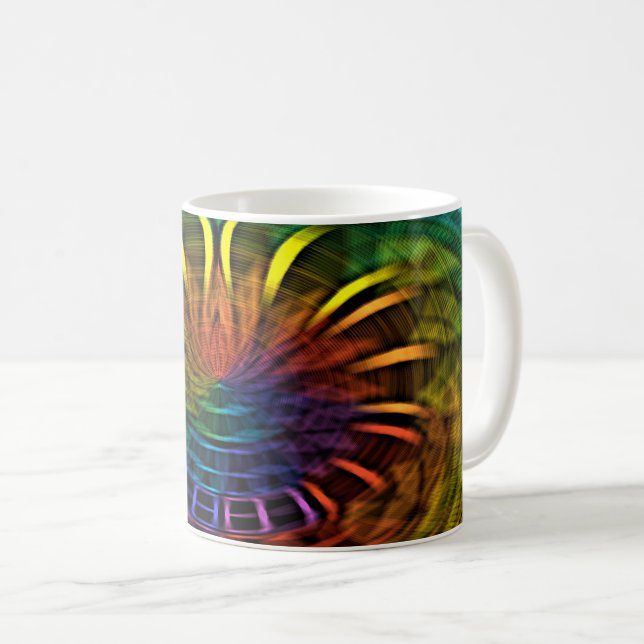 Mechanical Workings of a Rainbow Coffee Mug (Front Right)