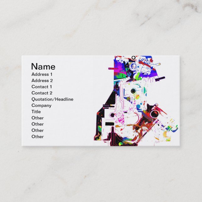 Mechanics Business Card (Front)