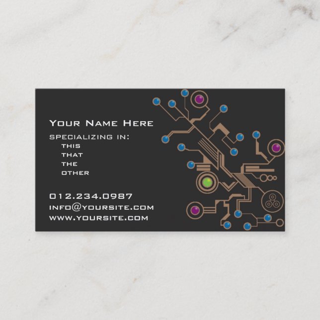 Mechanics Business Card (Front)
