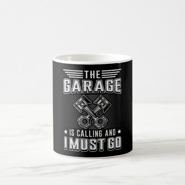 Mechanics Car Mechanic Garage Car Funny Gift Idea Coffee Mug (Center)
