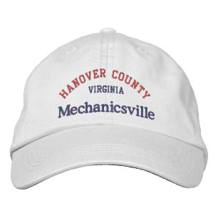 Mechanicsville Hanover County Embroidered Baseball Embroidered Hat