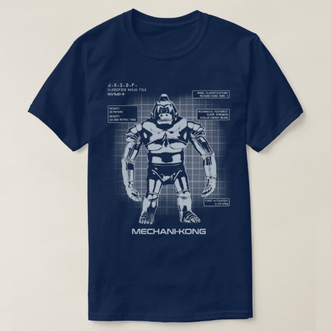 MECHANIKONG KAIJU FILES T-Shirt (Design Front)