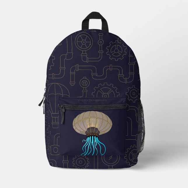 Mechanised Drifter Printed Backpack (Front)