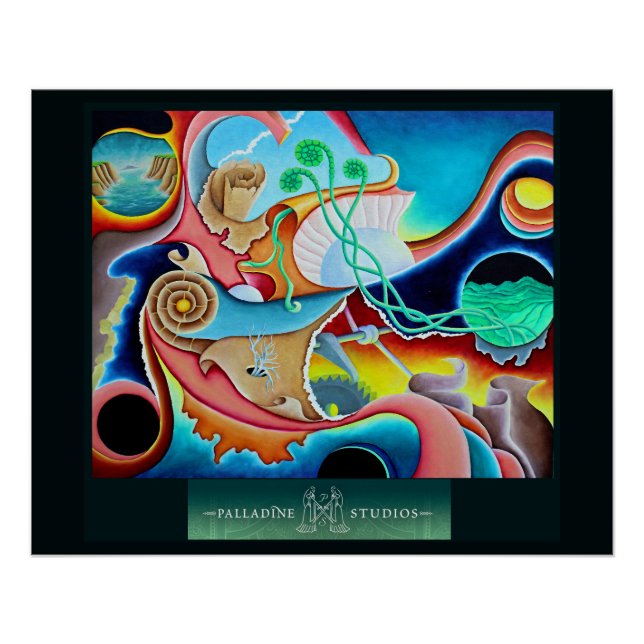 'Mechanism of Nature' Glossy Poster (Front)