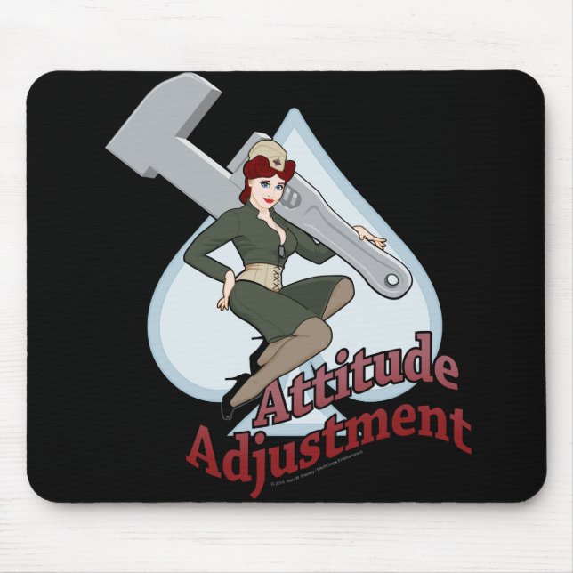 MechCorps' Attitude Adjustment Mouse Pad (Front)