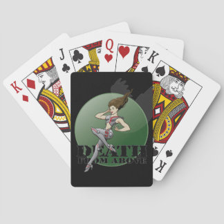 MechCorps' "Death From Above" logoed Playing Cards