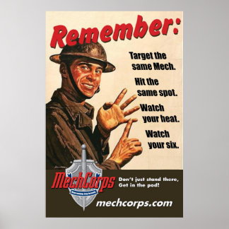 MechCorps "Remember" poster 02