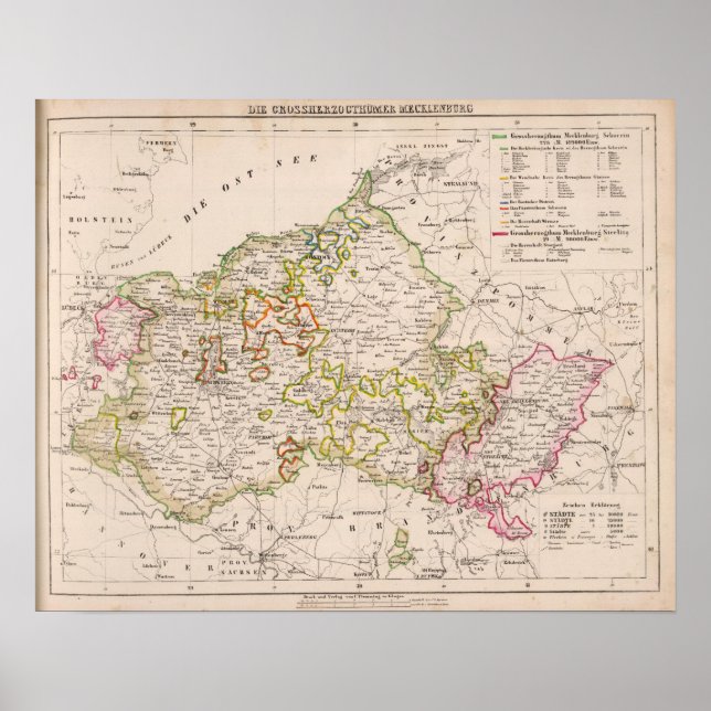 Mecklenburg, Germany Poster (Front)