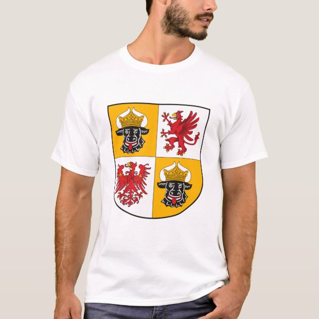 Mecklenburg Vor Pommern Coat of Arms T-shirt (Front)