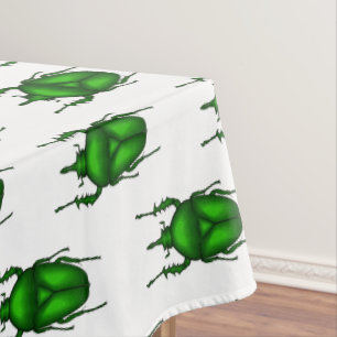 Mecynorhina torquata bug cartoon illustration tablecloth