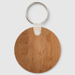 Med-Lt Wood Grain Key Ring