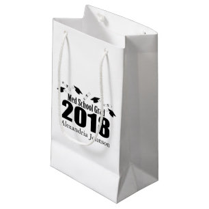 Med School Grad 2018 Graduation Gift Bag (Black)