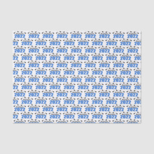 Med School Grad 2022 Graduation Tissue (Blue) Tissue Paper