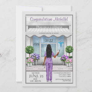 Med School Graduation Hispanic African Invite