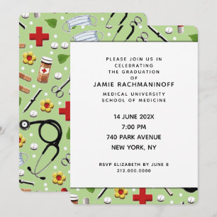 Med School Graduation Invitations