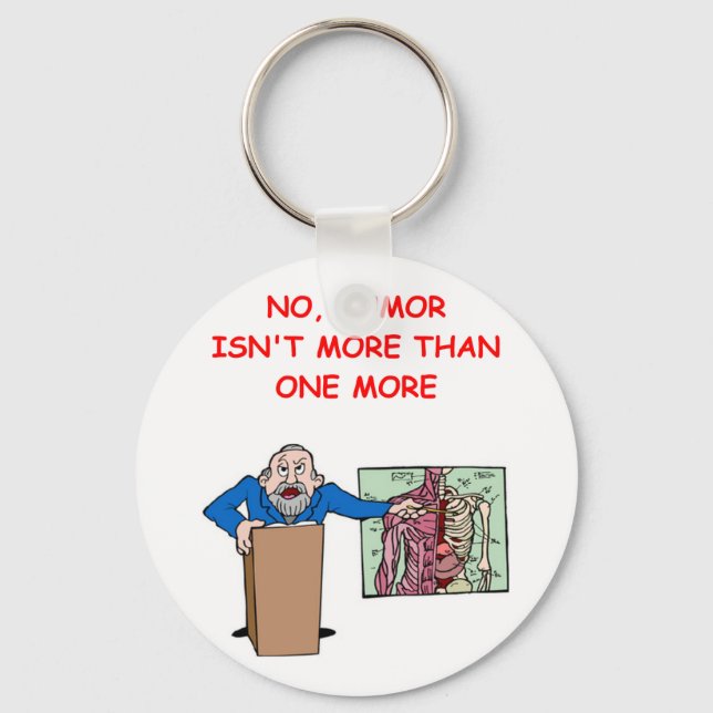 med school joke key ring (Front)