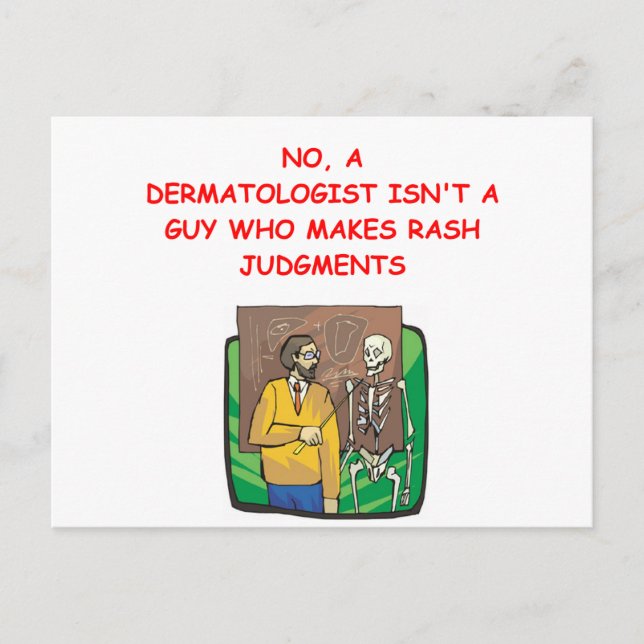 med school joke postcard (Front)