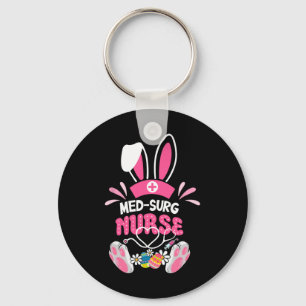Med Surg Nurse Easter Bunny Medical Surgical Easte Key Ring