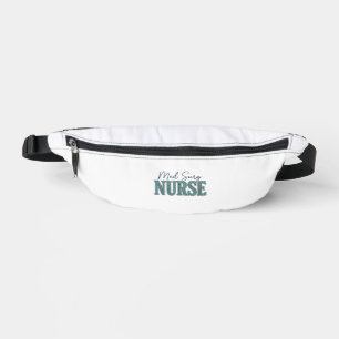 Med Surg Nurse Floral Vintage Engraving Design_1 Bum Bags