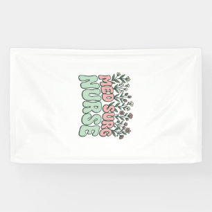 Med Surg Nurse Floral Vintage Vector Design_1 Banner