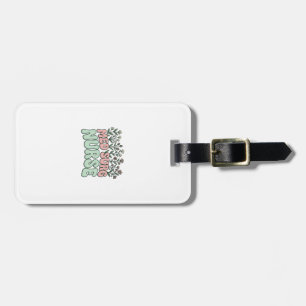Med Surg Nurse Floral Vintage Vector Design_1 Luggage Tag