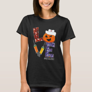 Med Surg Nurse Love Nurse Life Halloween Pumpkin C T-Shirt