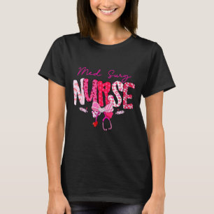 Med Surg Nurse Valentine's Day Stethoscope Coquett T-Shirt