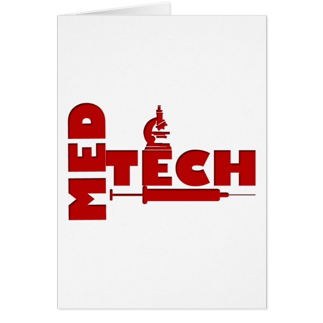 MED TECH MICROSCOPE SYRINGE (MEDICAL TECHNOLOGIST) (Front)