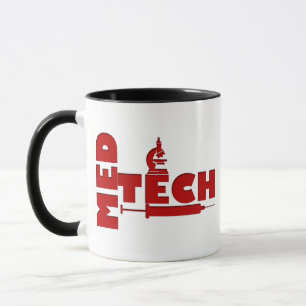 MED TECH MICROSCOPE SYRINGE (MEDICAL TECHNOLOGIST) MUG