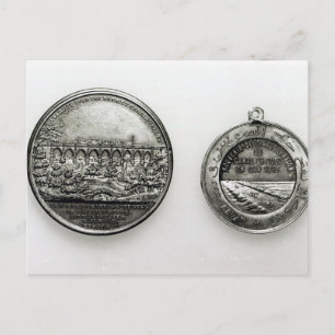 Medal Commemorating the opening of the Suez Postcard