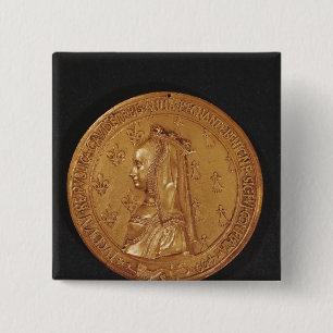 Medal depicting Anne of Brittany 15 Cm Square Badge