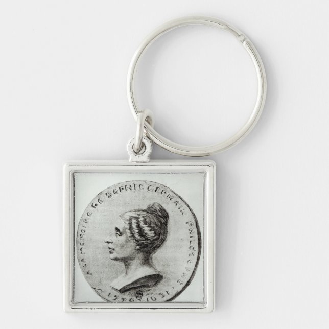 Medal depicting Sophie Germain Key Ring (Front)