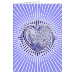 medal miraculeuse/marvellous medal   pink