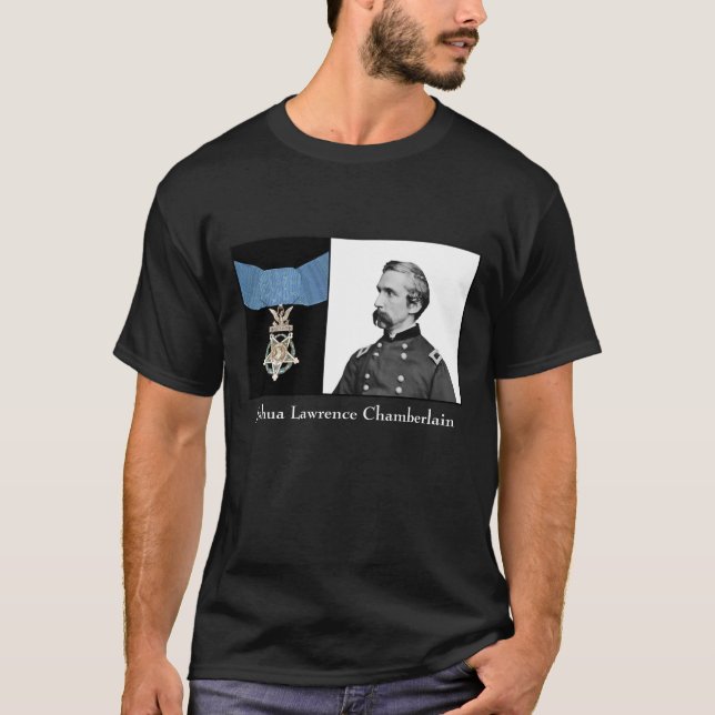 Medal Of Honour Recipient -- General Chamberlain T-Shirt (Front)