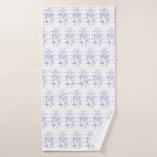 Medal of Our Lady of Graces Bath Towel