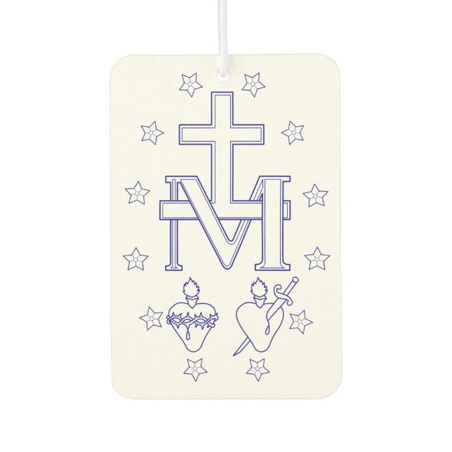 Medal of Our Lady of Graces Car Air Freshener (Front)