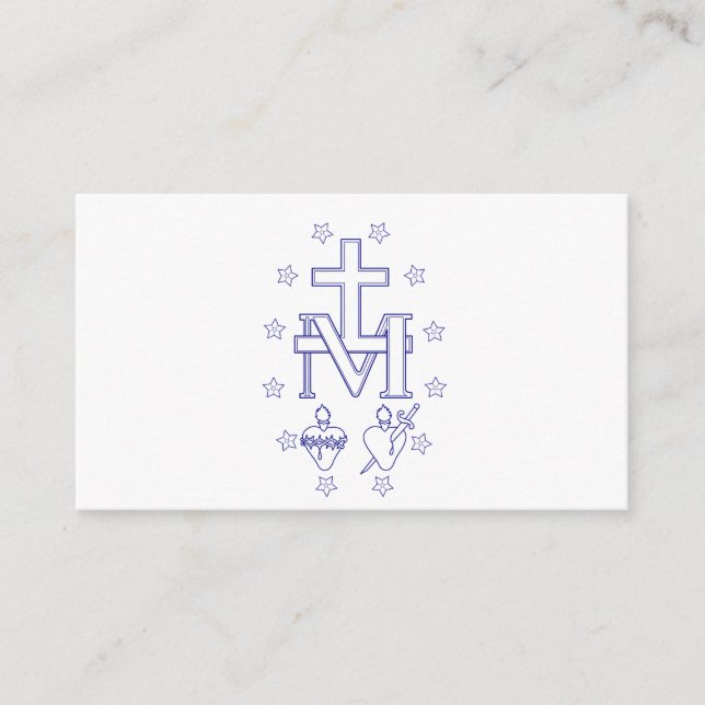 Medal of Our Lady of Graces Enclosure Card (Front)