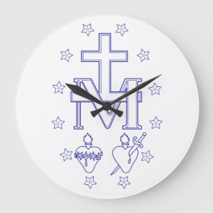 Medal of Our Lady of Graces Large Clock