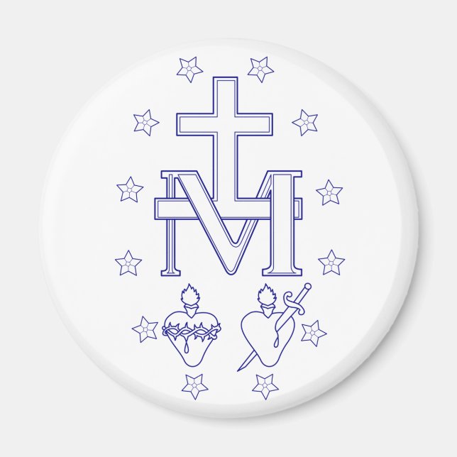 Medal of Our Lady of Graces Magnet (Front)