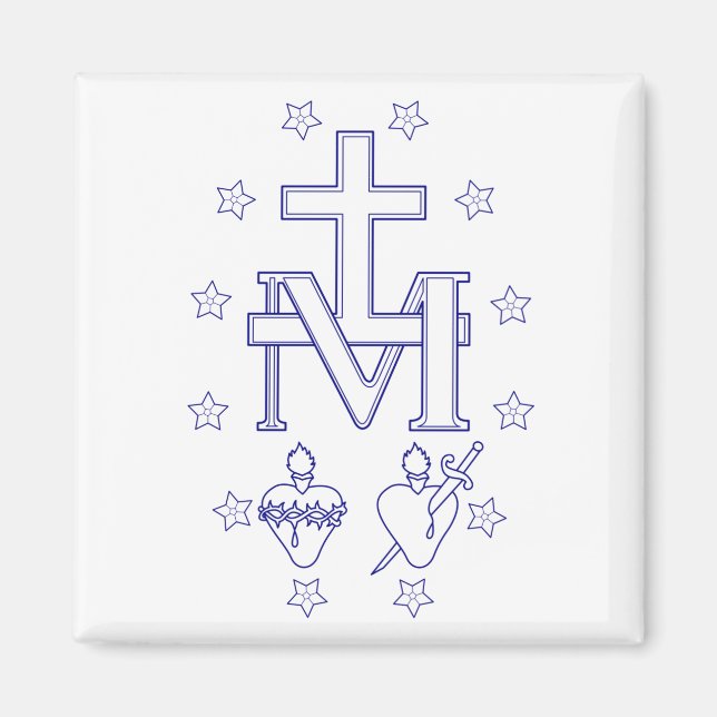 Medal of Our Lady of Graces Magnet (Front)