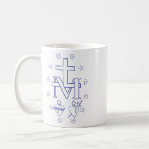 Medal of Our Lady of Graces Miraculous Fine Art Coffee Mug