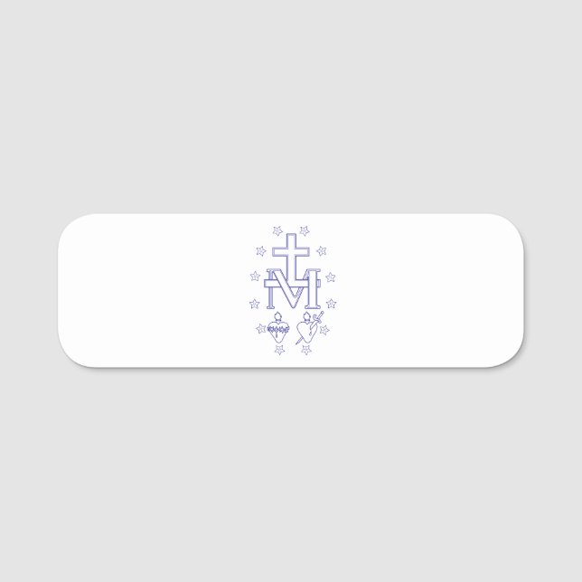 Medal of Our Lady of Graces Name Tag (Front)