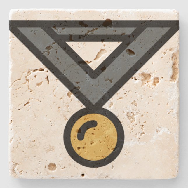 medal stone coaster (Front)