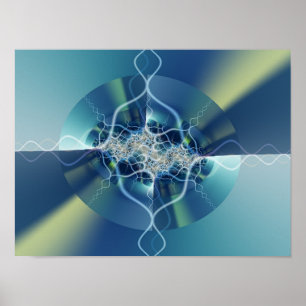 Medallion Abstract Art Poster