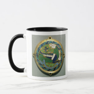 Medallion depicting a dragon, French, from Conques Mug