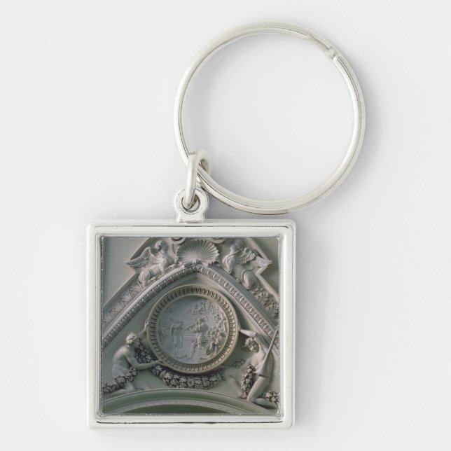 Medallion depicting Emperor Constantine Key Ring (Front)