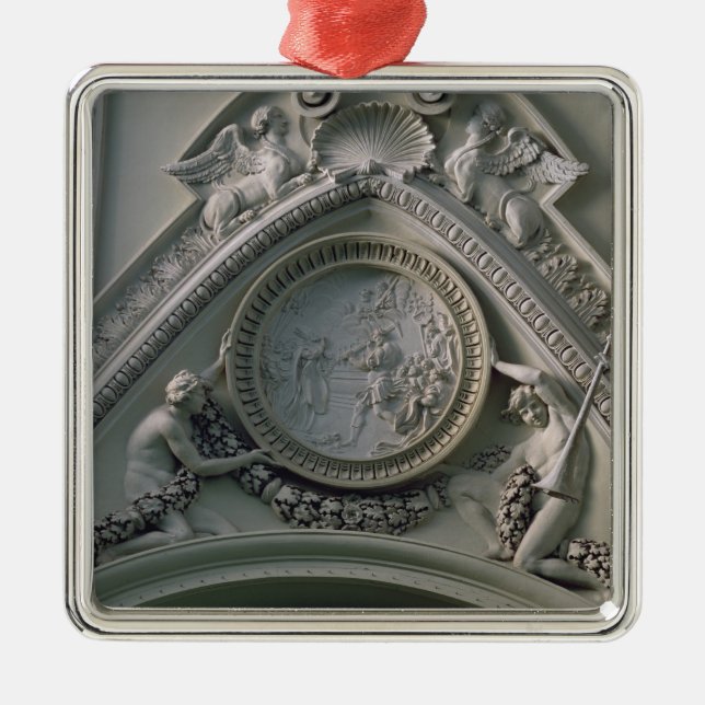 Medallion depicting Emperor Constantine Metal Ornament (Front)