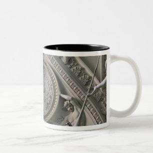 Medallion depicting Emperor Constantine Two-Tone Coffee Mug