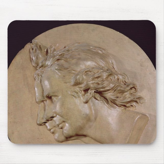 Medallion depicting Joseph  and Etienne Mouse Pad (Front)