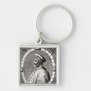 Medallion portrait of Girolamo Fracastoro Key Ring